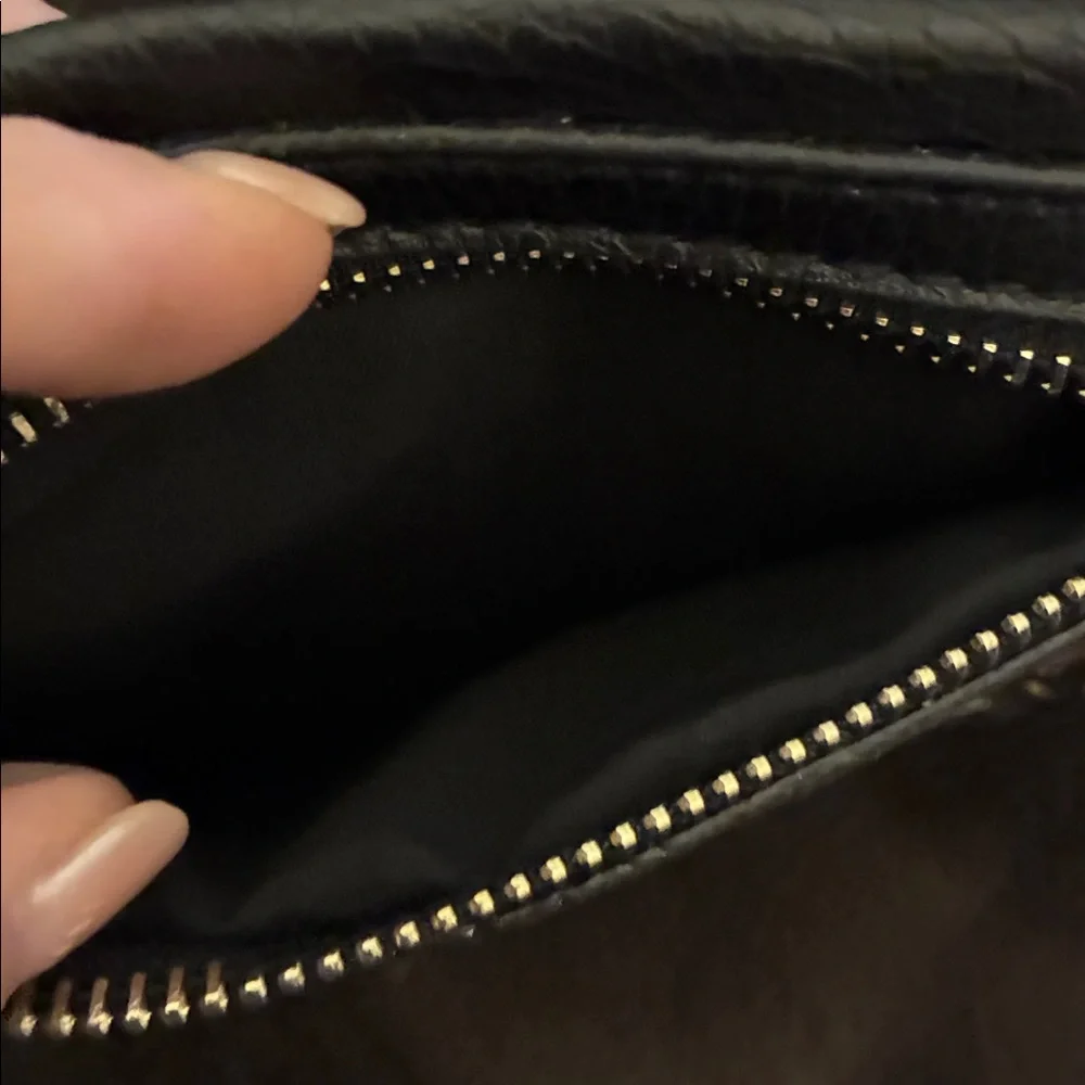 BCBG Paris Black Wristlet with Gold‎ Accents